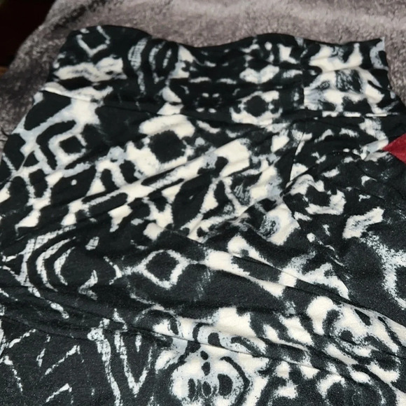 Lily Morgan boho high waisted printed maxi skirt Sz M - Picture 5 of 14